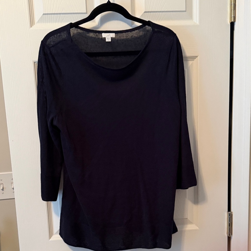 J. Jill Midnight Knit Top